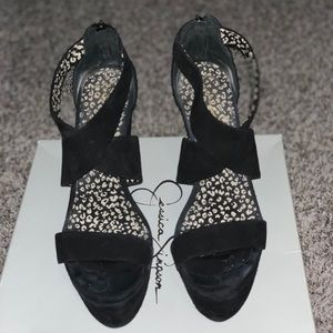 Suede Jessica Simpson Wedges